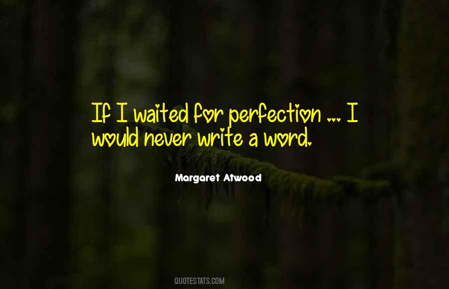 Quotes About Never Perfection #512533