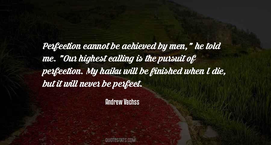 Quotes About Never Perfection #728236