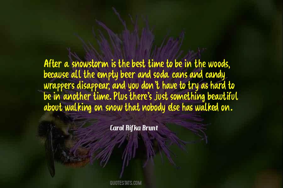 Snow And You Quotes #1103840