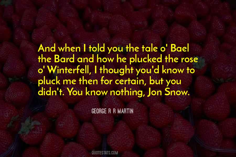 Snow And You Quotes #1456456
