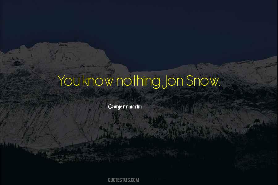 Snow And You Quotes #1560310