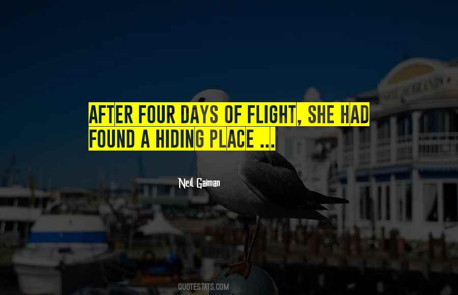 Quotes About Hiding Place #1442071