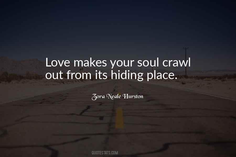 Quotes About Hiding Place #3656