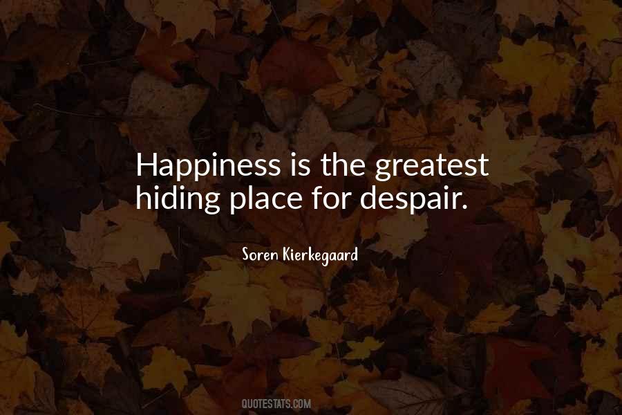 Quotes About Hiding Place #851384