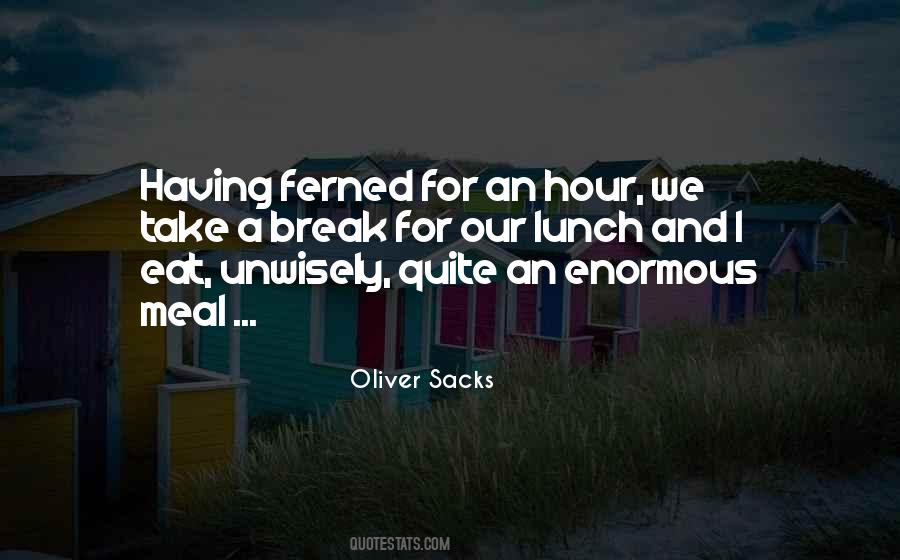 Having A Break Quotes #1115114