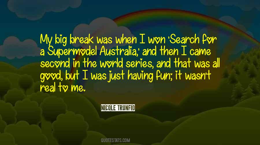 Having A Break Quotes #1350151