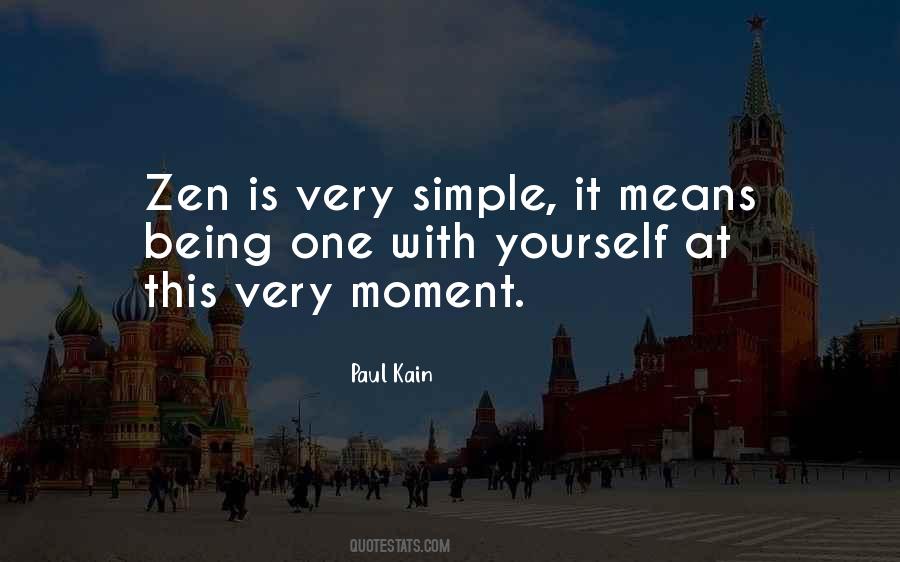 Simple Moment Quotes #193503