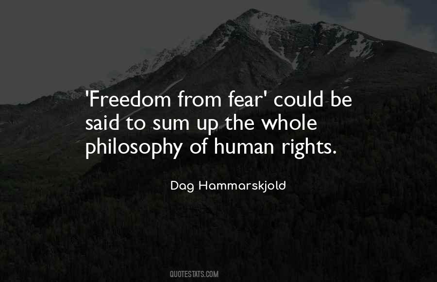 Freedom Human Rights Quotes #1418960