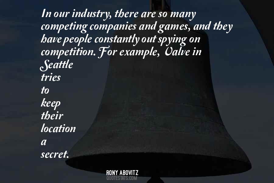 Secret Competition Quotes #1398010
