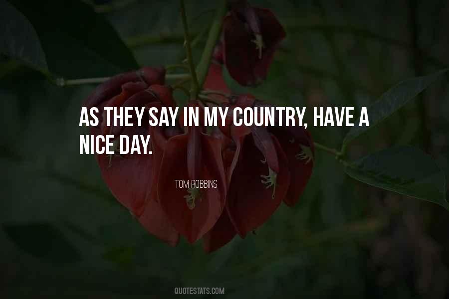 Nice Country Quotes #764601