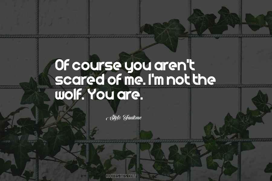Quotes About You Are Scared #659010