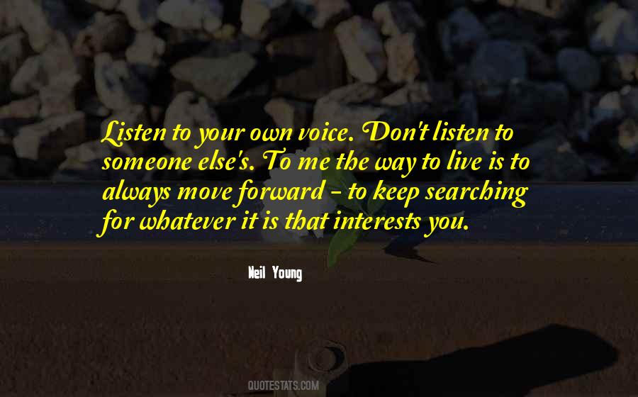 Listen To The Voice Within Quotes #246861
