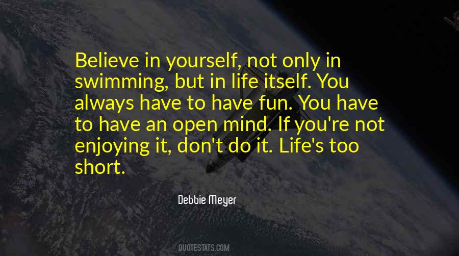 Swimming Fun Quotes #684277