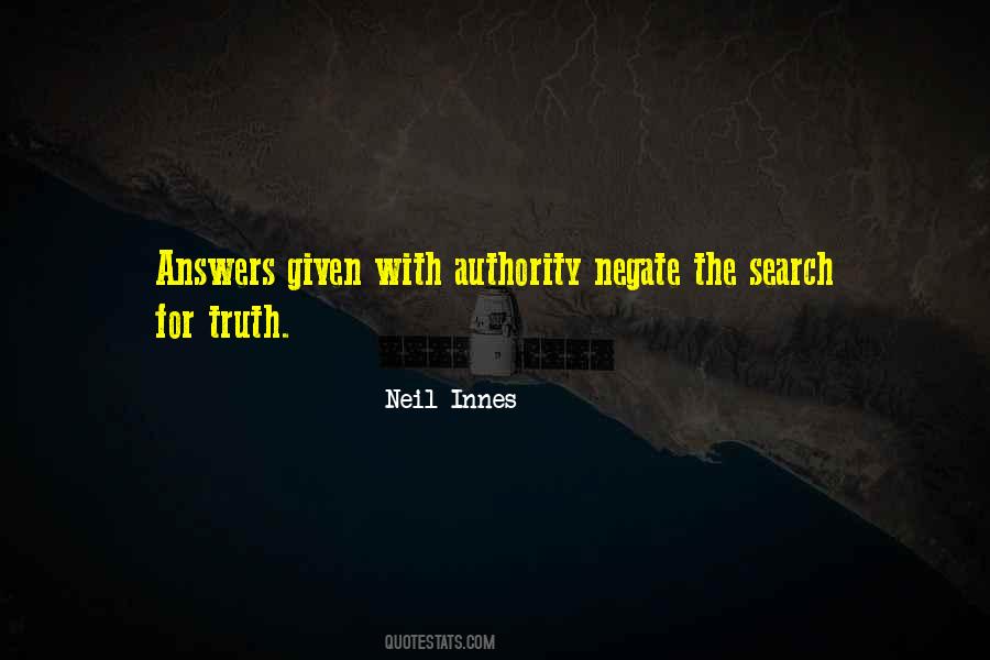 Authority As The Truth Quotes #426401