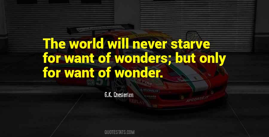 Quotes About The Wonders Of The World #1858268