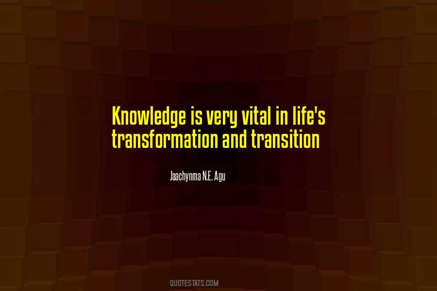 In Transition Quotes #337944