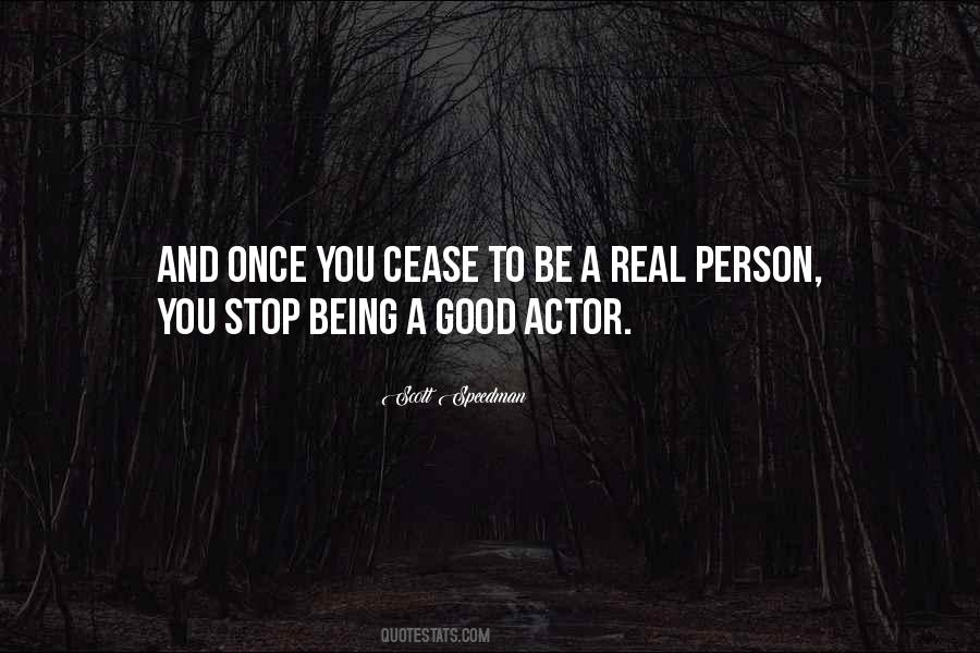 Real Good Person Quotes #1686854