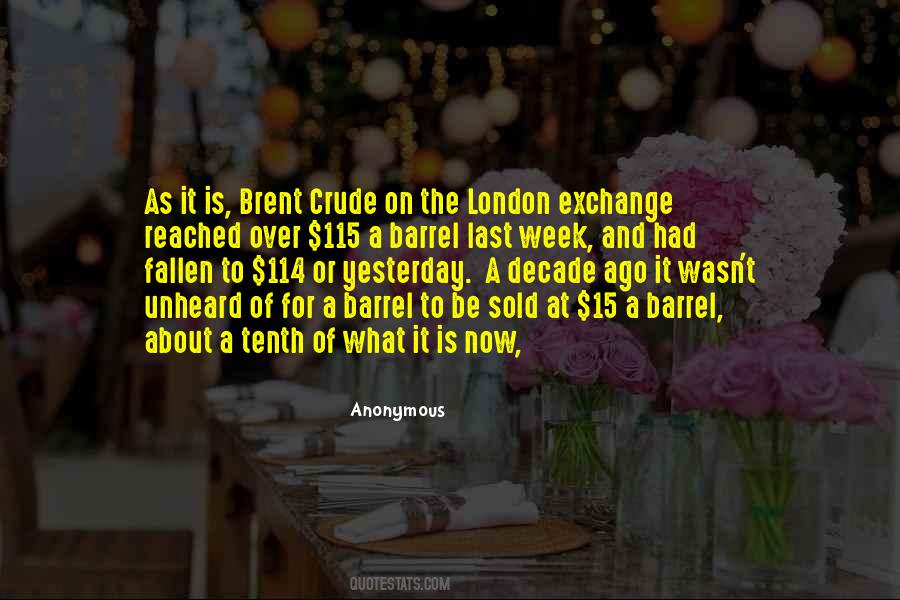 London Exchange Quotes #241481