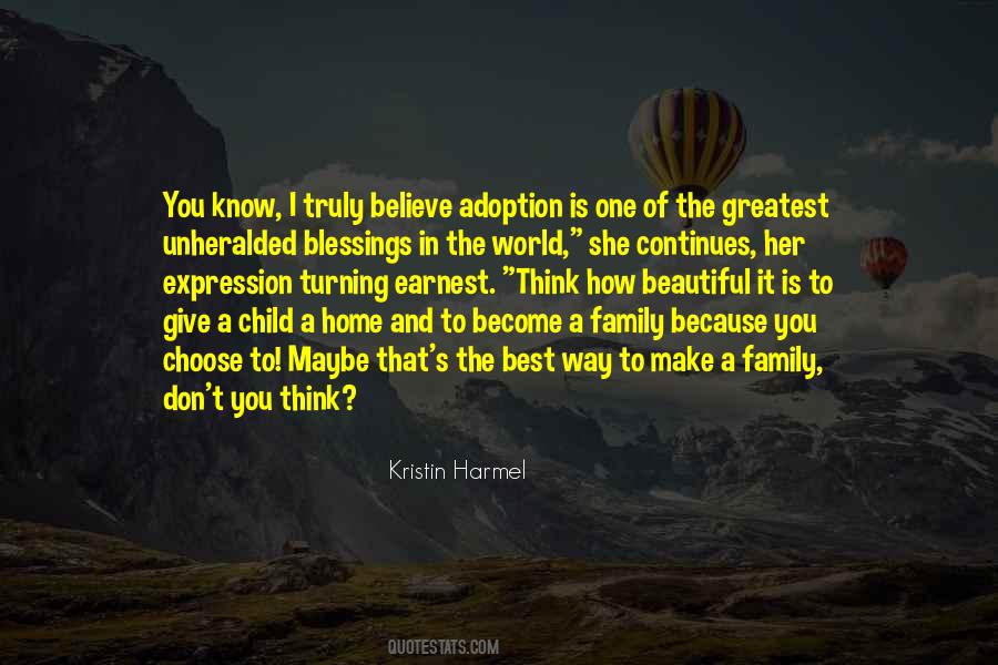 Adoption Family Quotes #1673614
