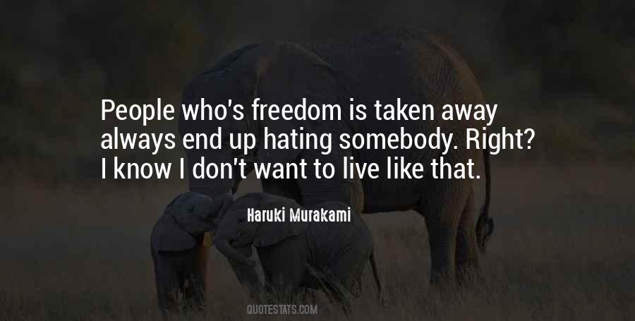 Murakami Novel Quotes #1285236