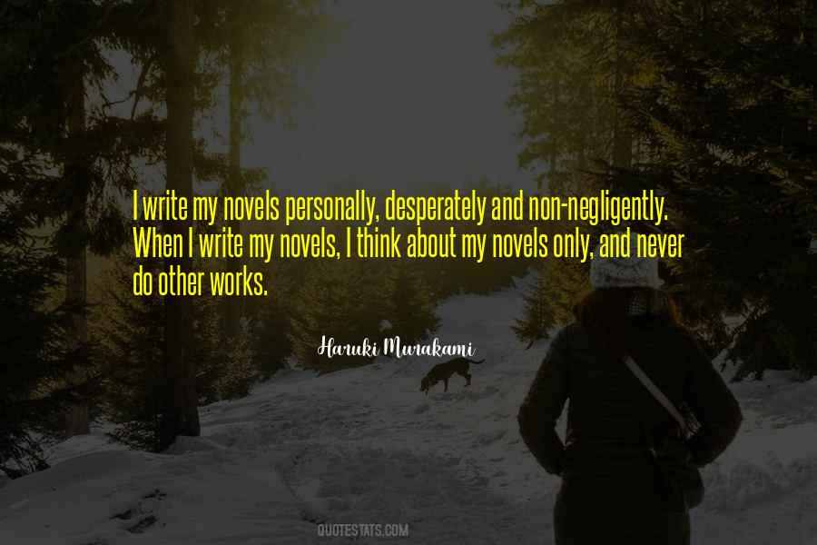 Murakami Novel Quotes #1489765