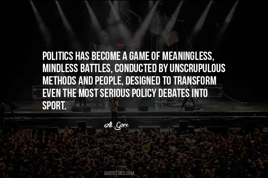 Game Of Politics Quotes #174467