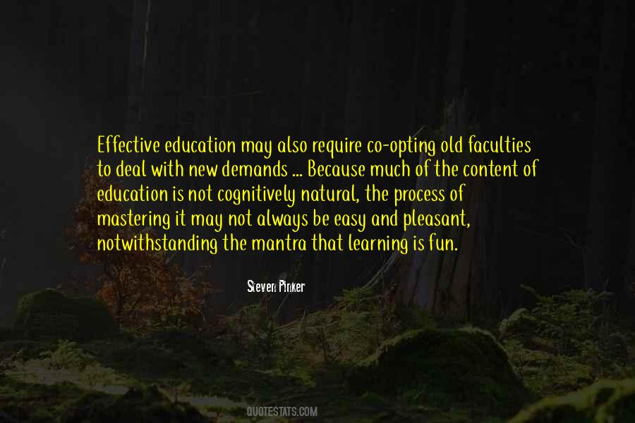 Education Is Not Easy Quotes #398385