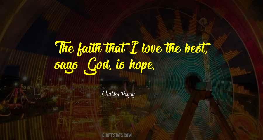 God Is Hope Quotes #1774248