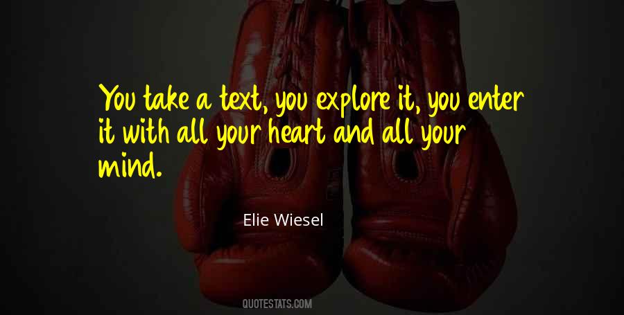 Your Mind And Your Heart Quotes #1444708