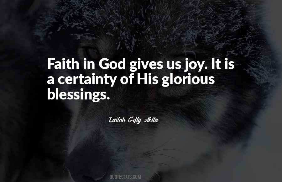 God Blessed Us Quotes #1316466