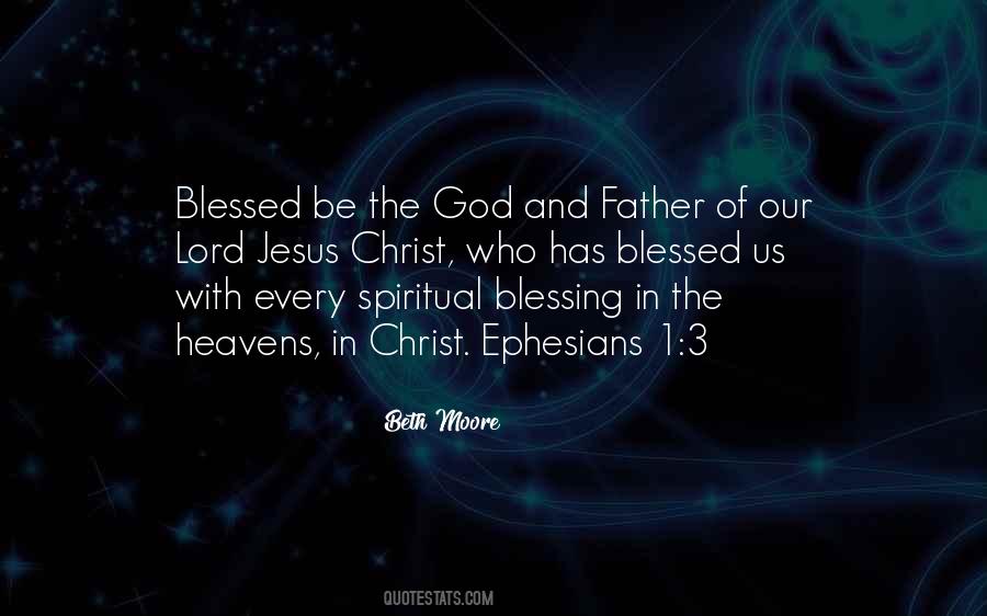 God Blessed Us Quotes #393682