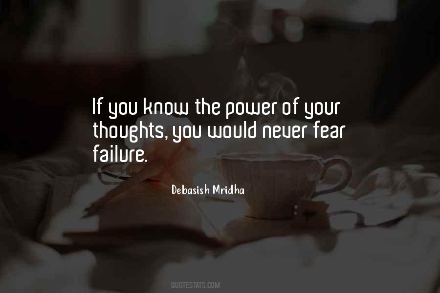 Thoughts Of Failure Quotes #1095673