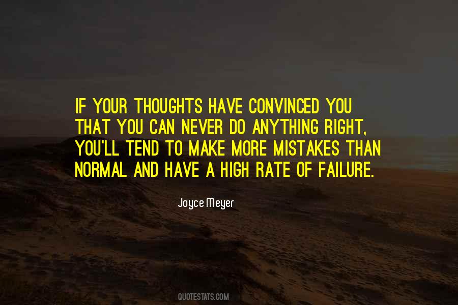 Thoughts Of Failure Quotes #1498498
