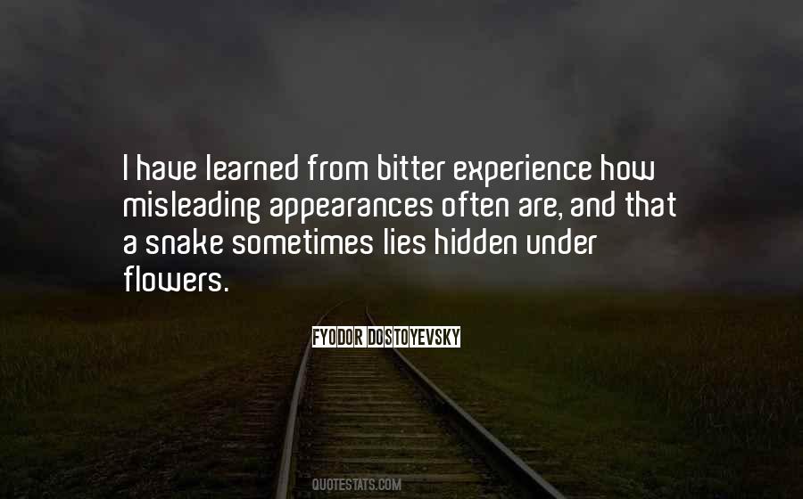 Quotes About Hidden Lies #1482138