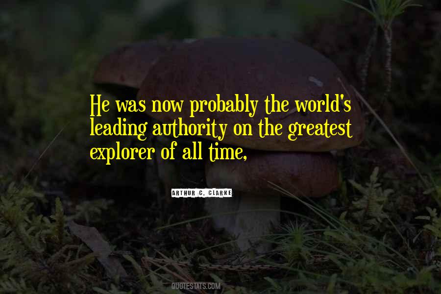 The Explorer Quotes #622425