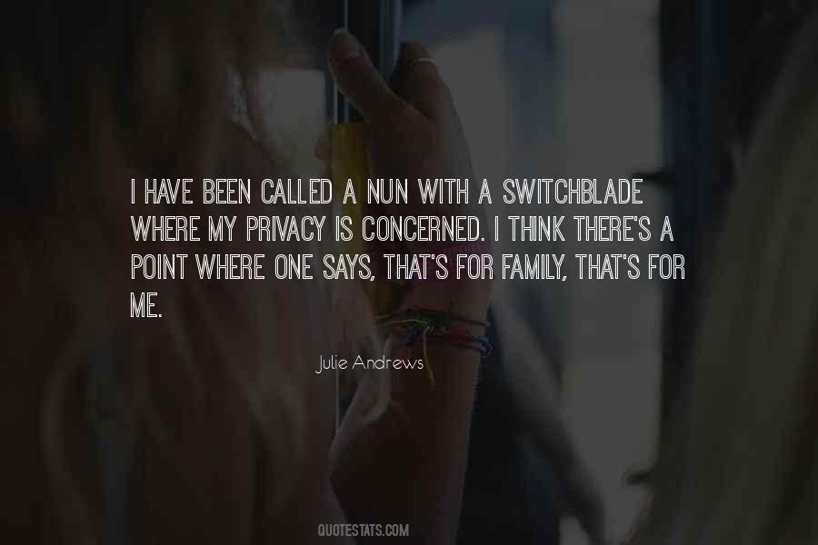 Family Privacy Quotes #367453