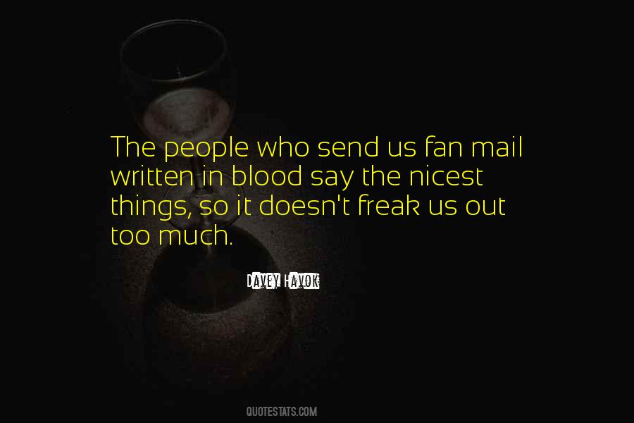 Fan Mail Quotes #1153499