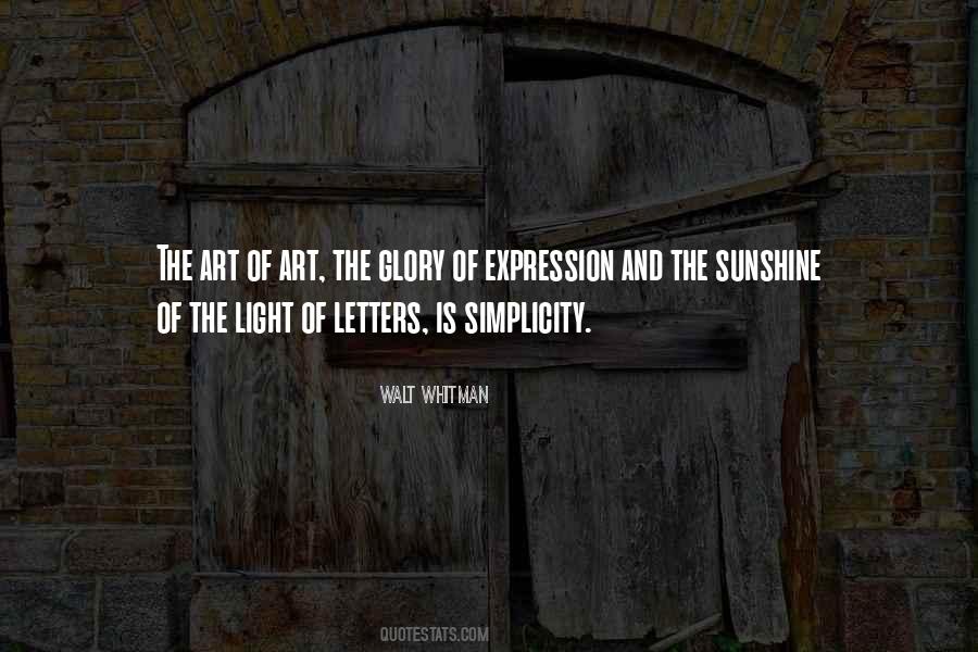 Quotes About Light And Sunshine #1129304