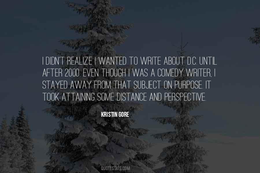 Distance Away Quotes #378428