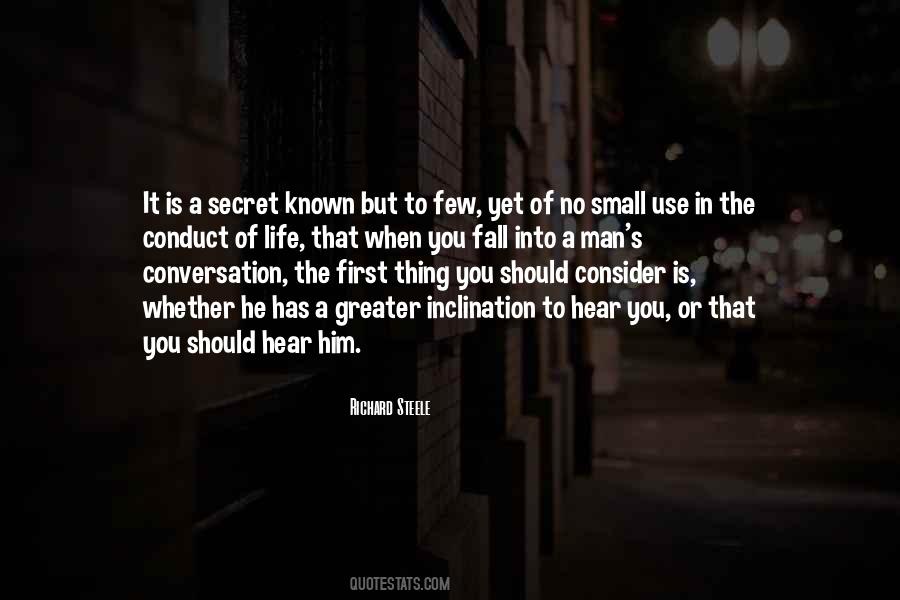 Secret Conversation Quotes #949634