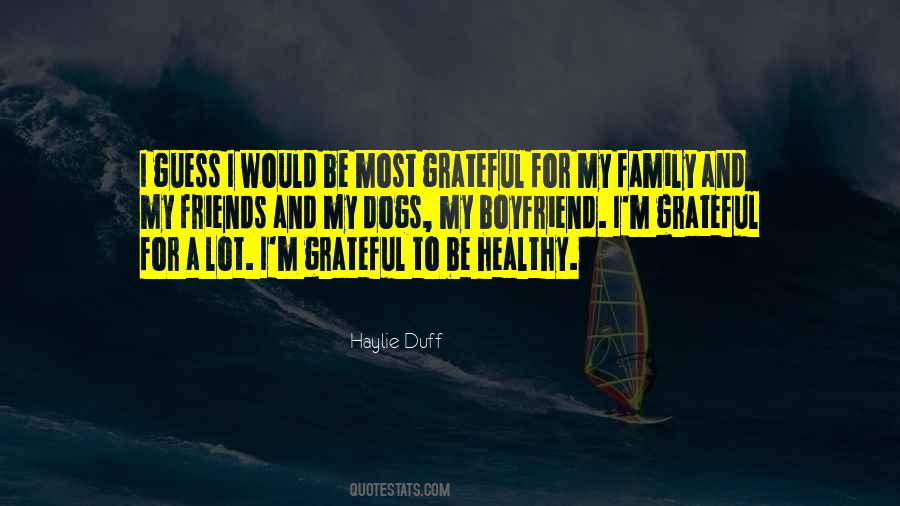Family Grateful Quotes #412714