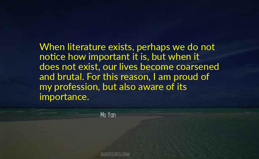Quotes About The Importance Of Literature #966052