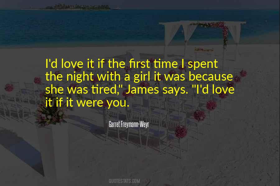 Love First Time Quotes #974190