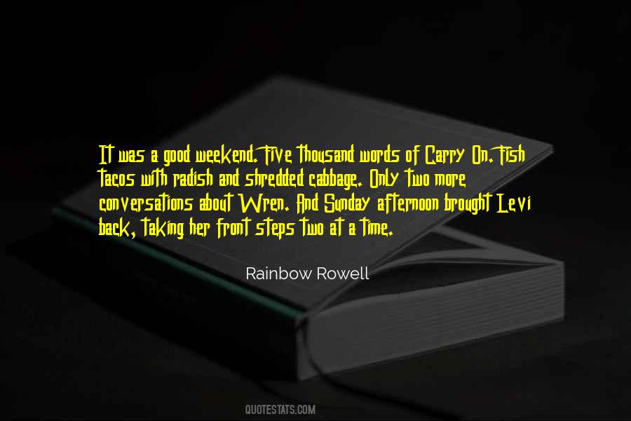 Fangirl Rainbow Rowell Quotes #1535662