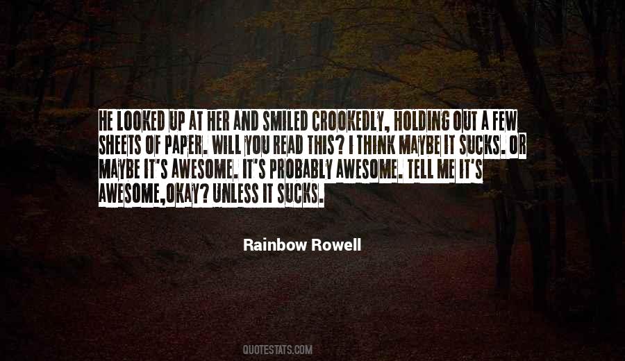 Fangirl Rainbow Rowell Quotes #332675