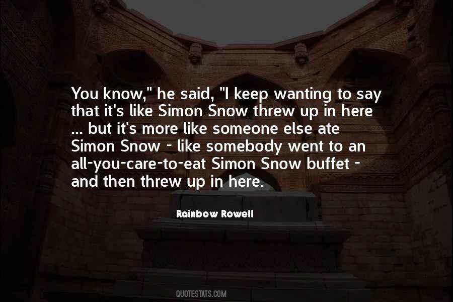 Fangirl Rainbow Rowell Quotes #77245