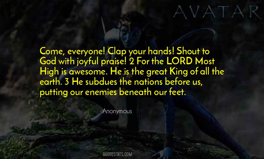 God Is An Awesome God Quotes #493586