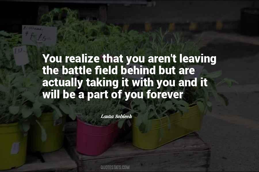 Leaving You Behind Quotes #1579460