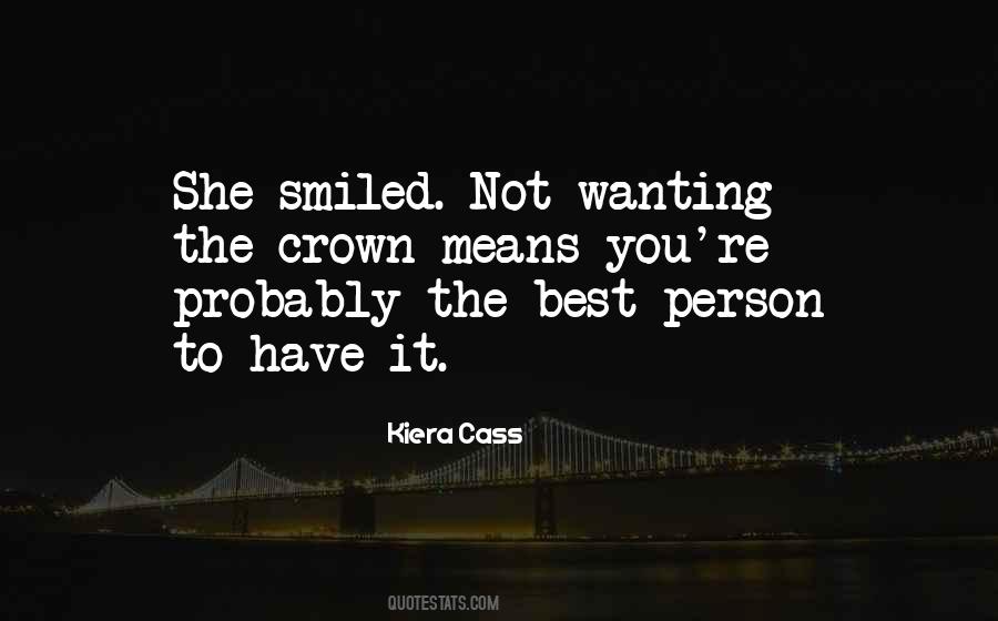 Best Crown Quotes #160313