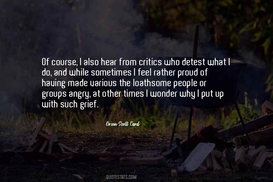 I Feel Angry Quotes #729160